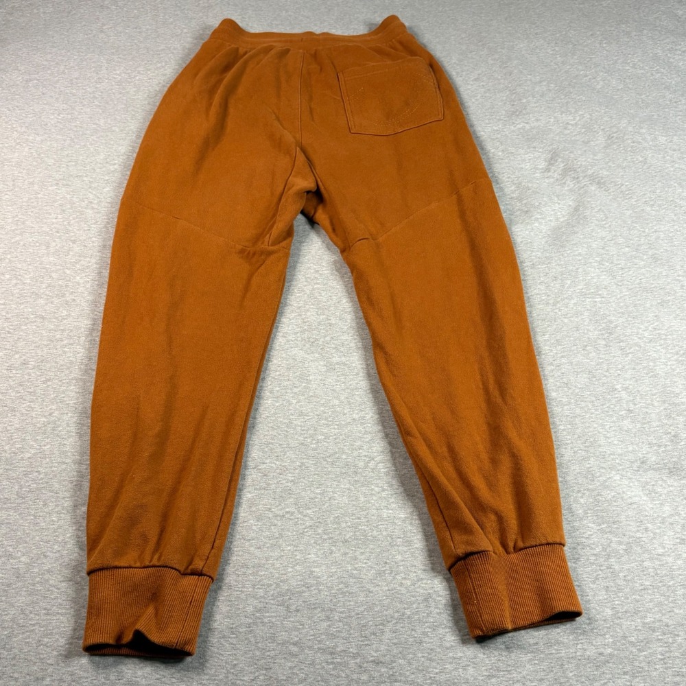 True Religion Revolt Joggers Mens Medium Burnt Orange Rust Buddha Half Logo - Picture 3 of 12